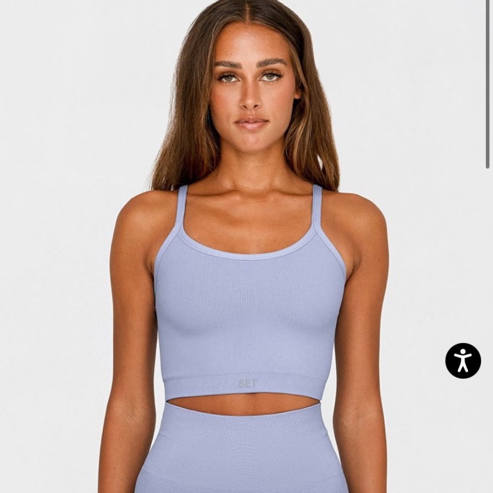 Blue Lagoon Set Active crop bra and leggings